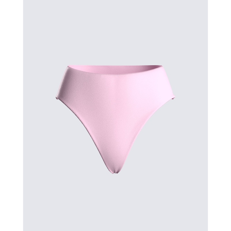 Marcy Pink Bikini Bottom