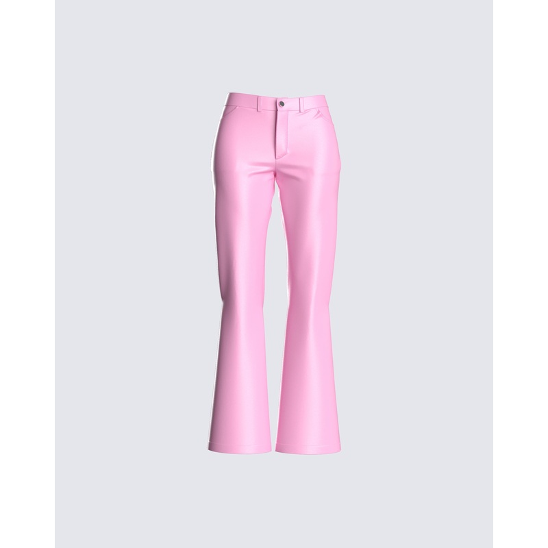 Melanie Pink Straight Leg Pant