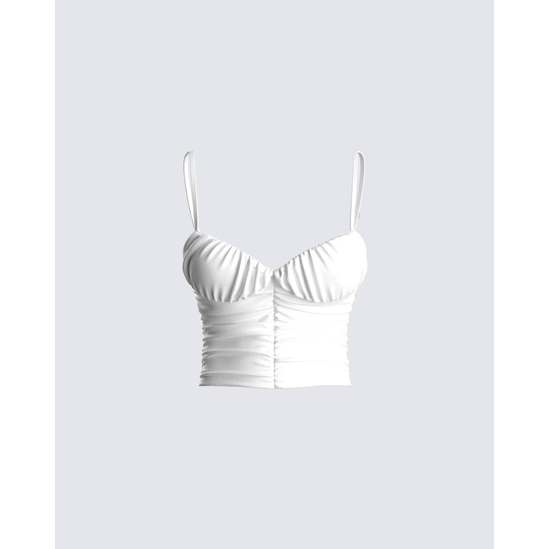 Rachel White Cami Top