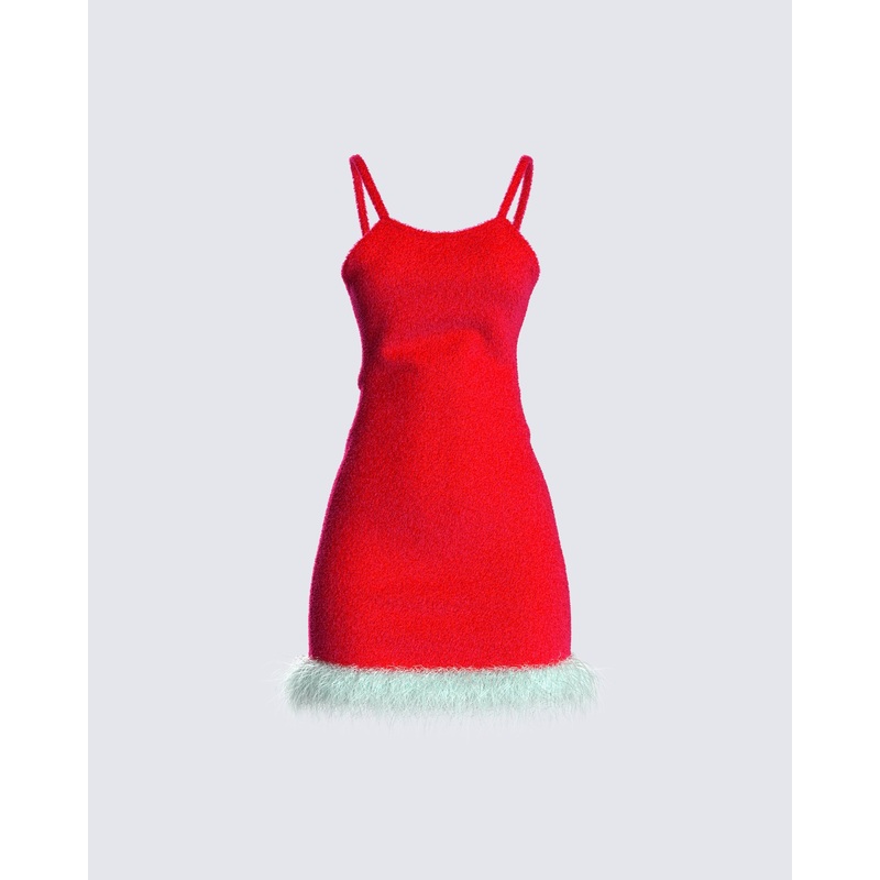 Rocki Red Knit Dress