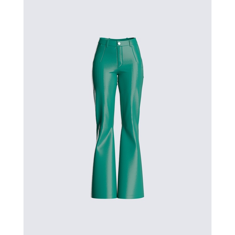 Stella Green Vegan Leather Pant