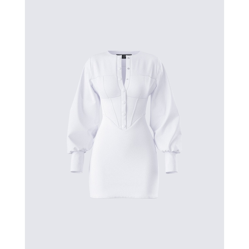 Alice White Mini Dress