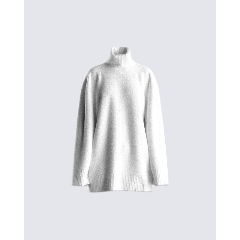 Carissa Ivory Sweater Knit Top