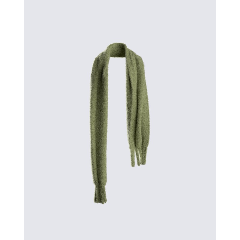 Carissa Olive Oversized Scarf
