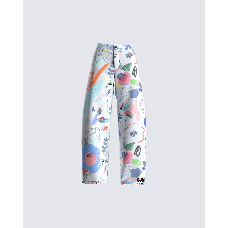 Dominic Doodle Print Pant