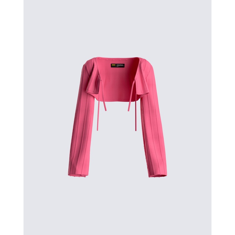 Dominic Pink Shrug Cardigan