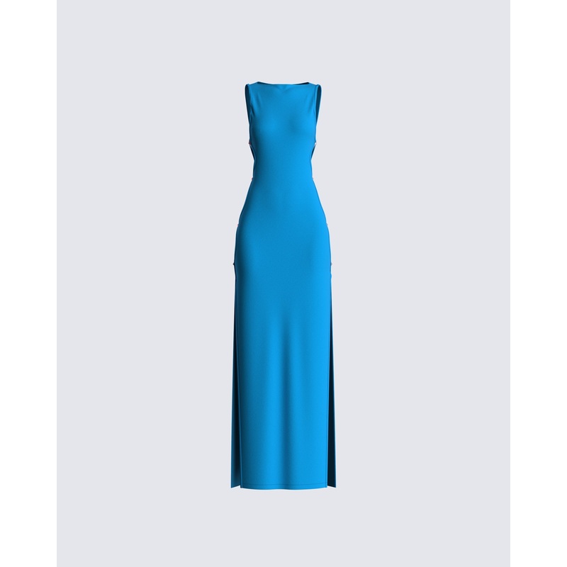 Jenara Navy Maxi Dress