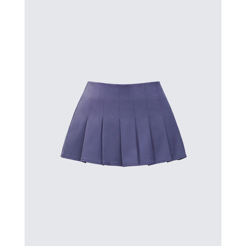 Metin Charcoal Mini Skirt