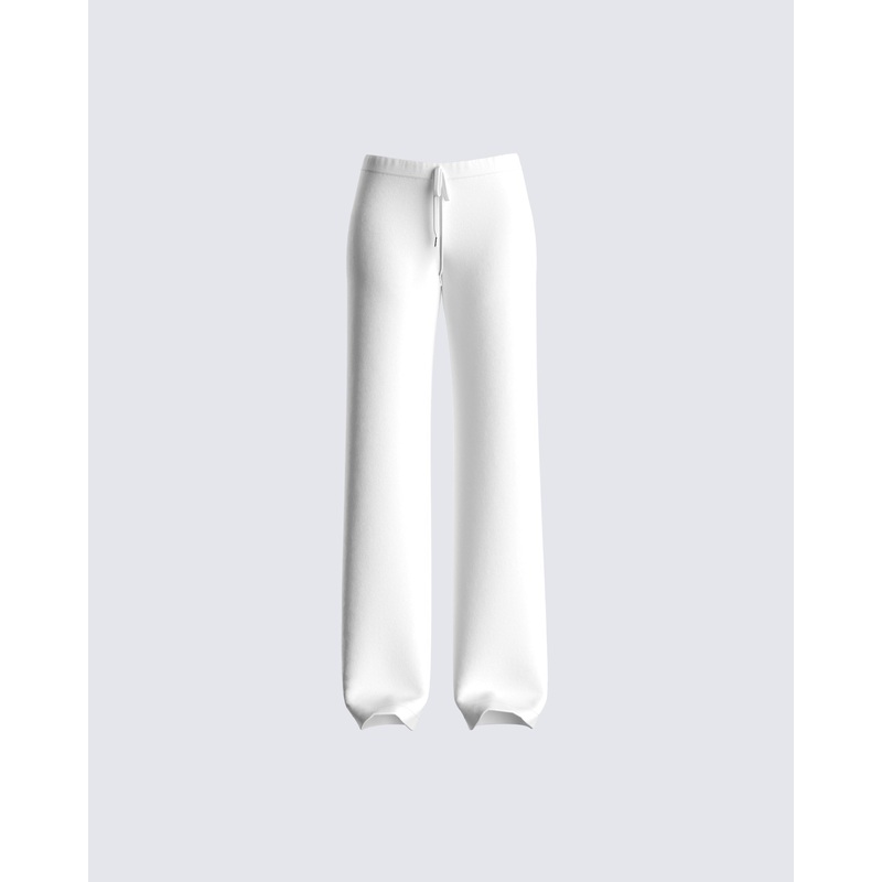 Miles White Sweatpant