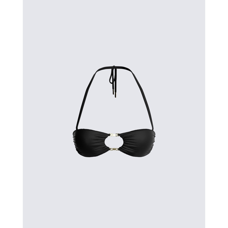 Monique Black Bikini Top
