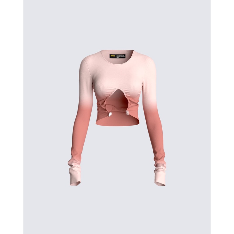 Raine Tie Dye Long Sleeve Top