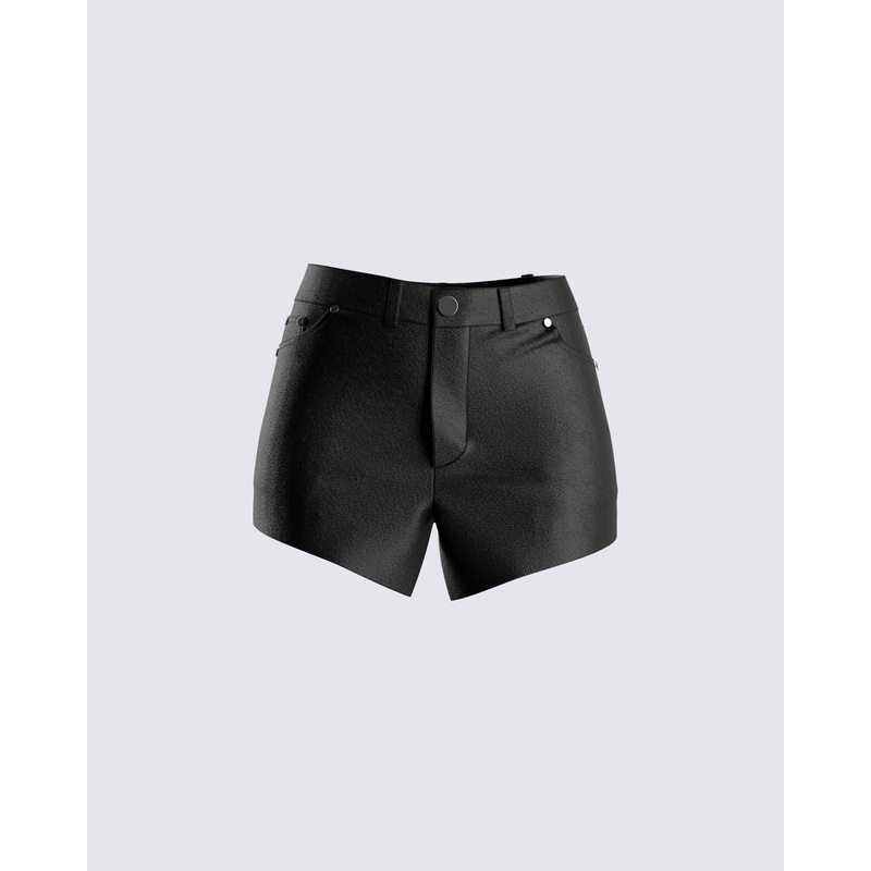 Rhett Black Mini Skirt
