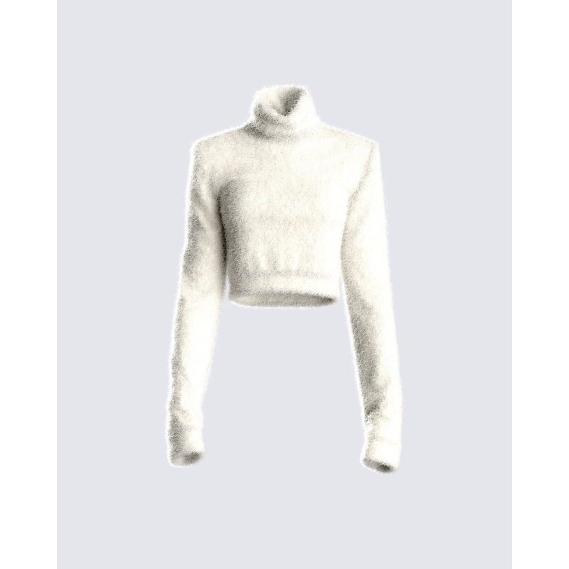 Tanis Beige Sweater Knit Top