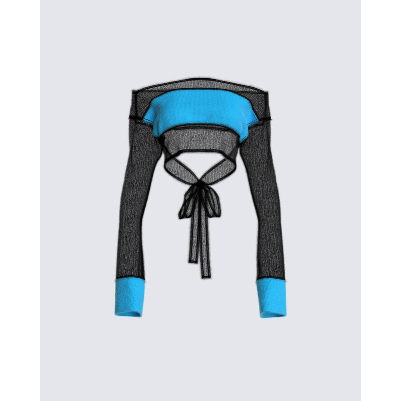 Zayda Multi Sweater Knit Top