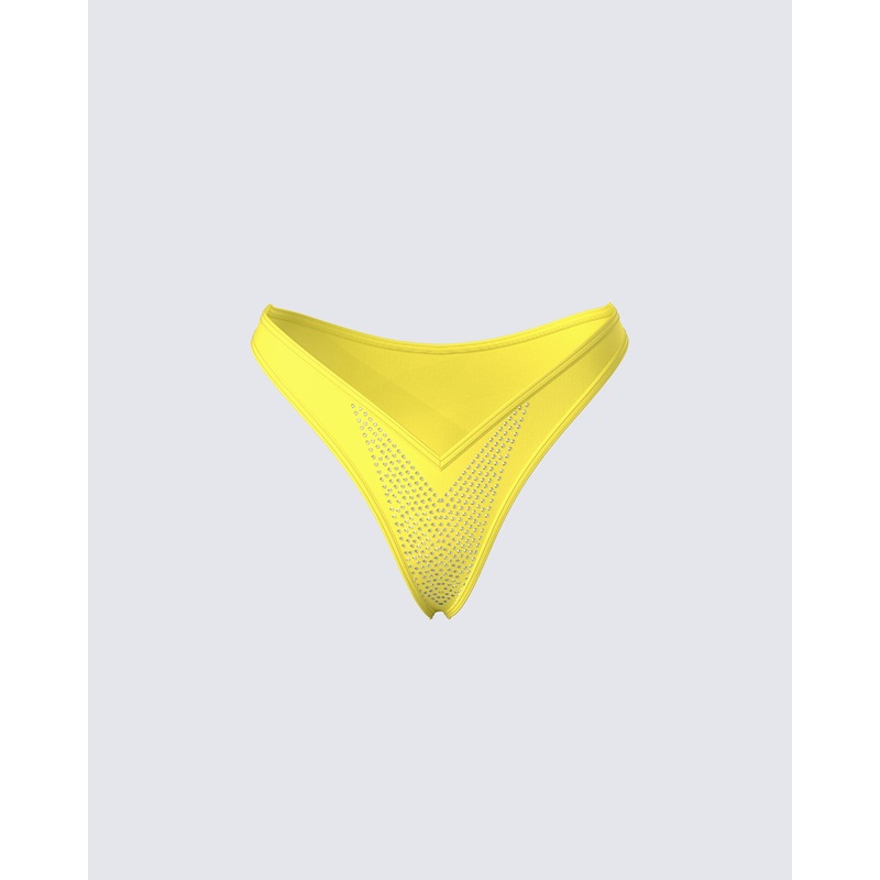 Ashley Rhinestone Bikini Bottom