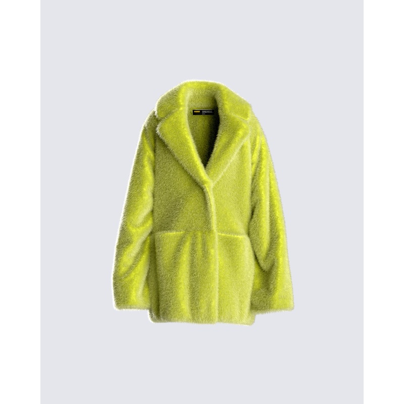 Harwell Green Vegan Fur Coat