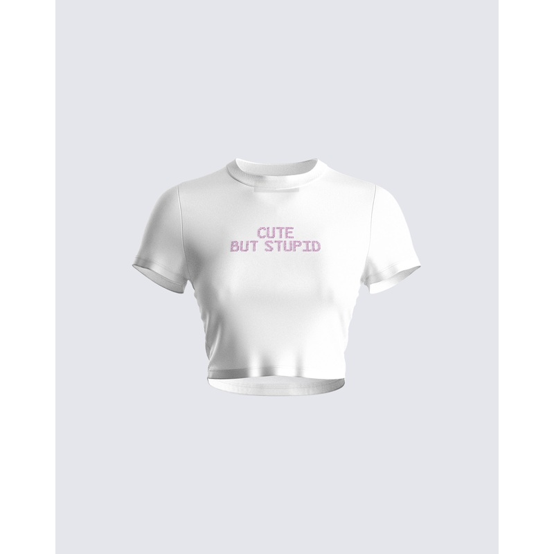 Baltica White Jersey Graphic Top
