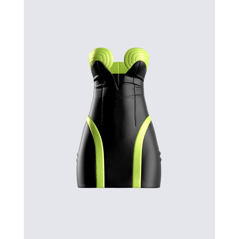 Camille Multi Satin Mini Dress