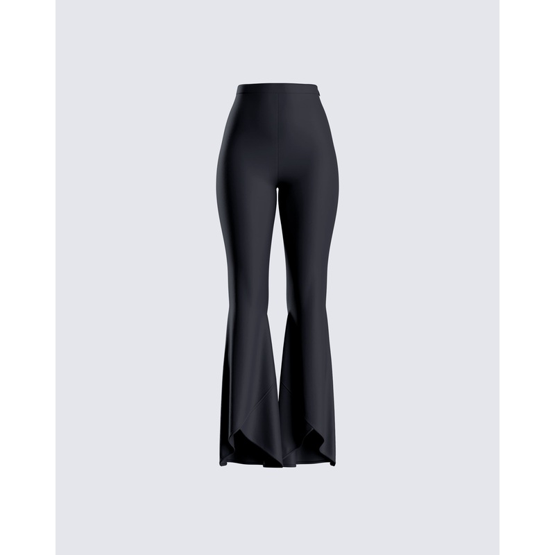 Catalina Black High Waist Pant