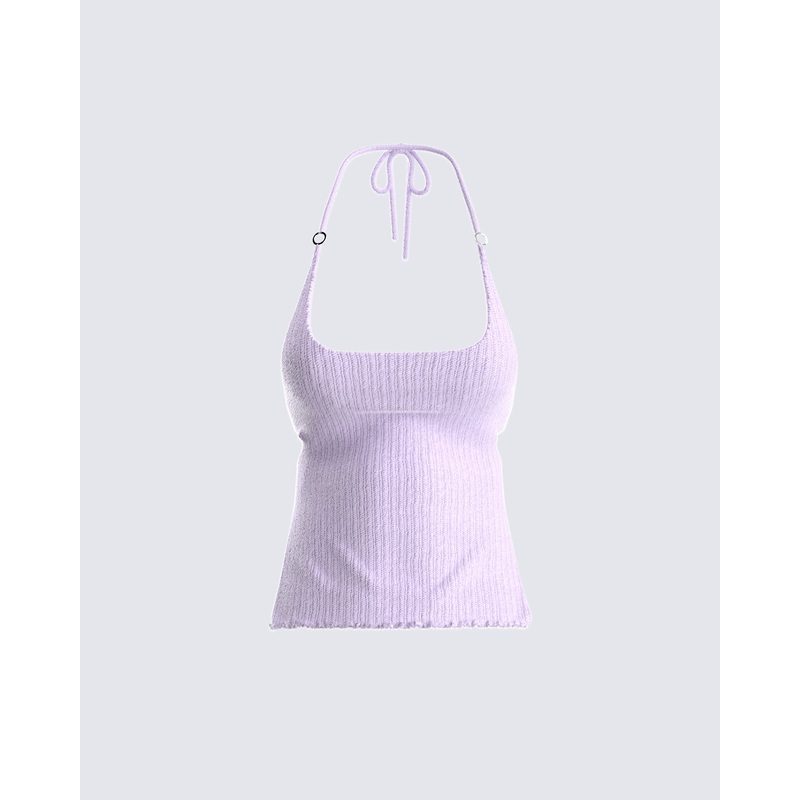 Liberty Lavender Knit Top