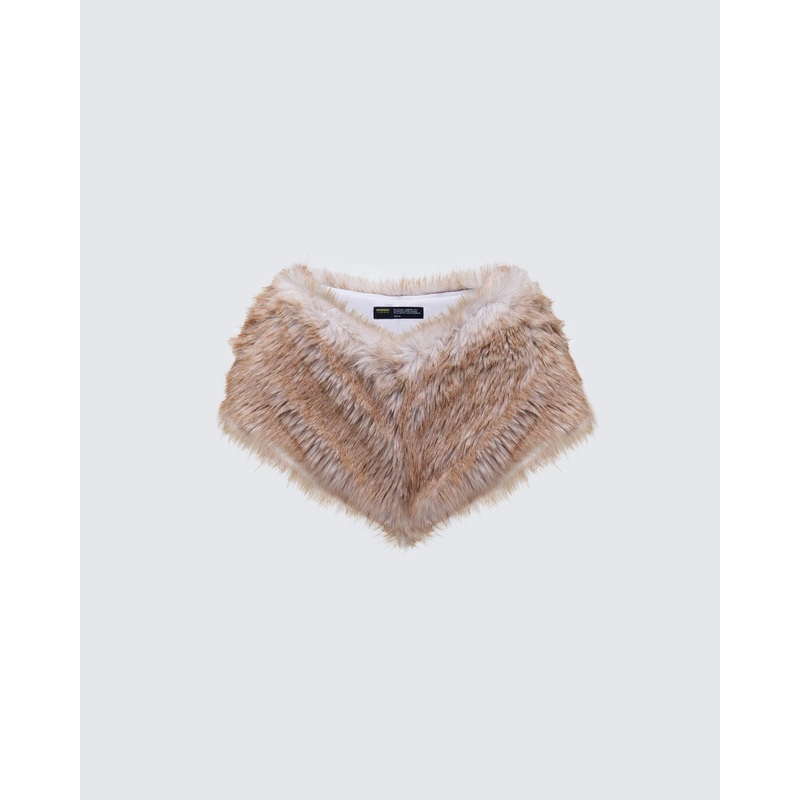 Marilyn Brown Faux Fur Hot Pant