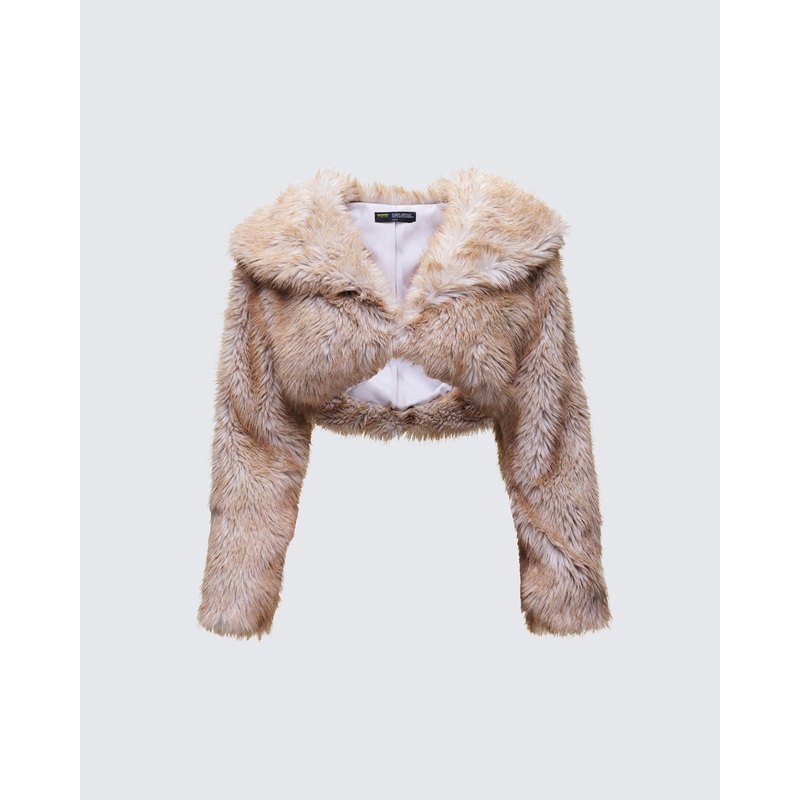 Marilyn Brown Faux Fur Jacket