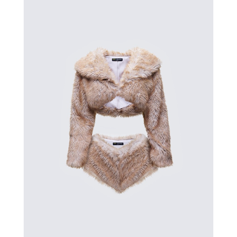 Marilyn Faux Fur Set