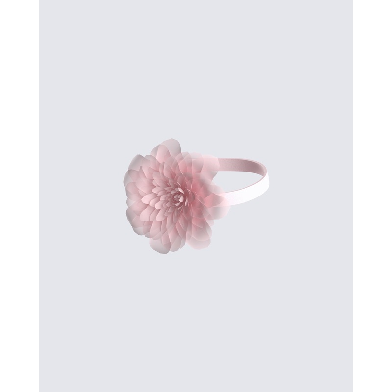 Sadira Pink Flower Choker
