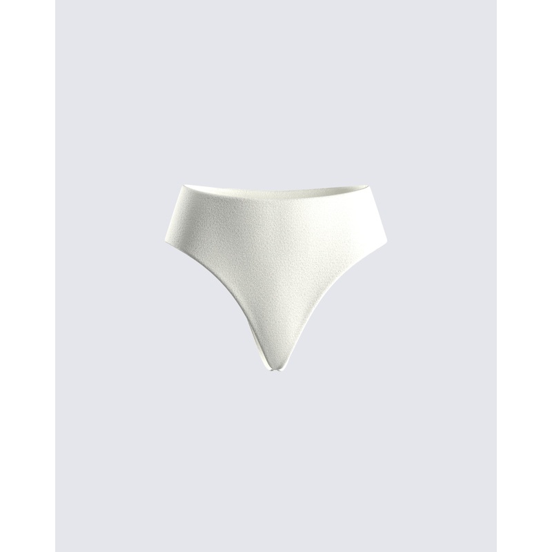 Yanni Cream Jersey Booty Short