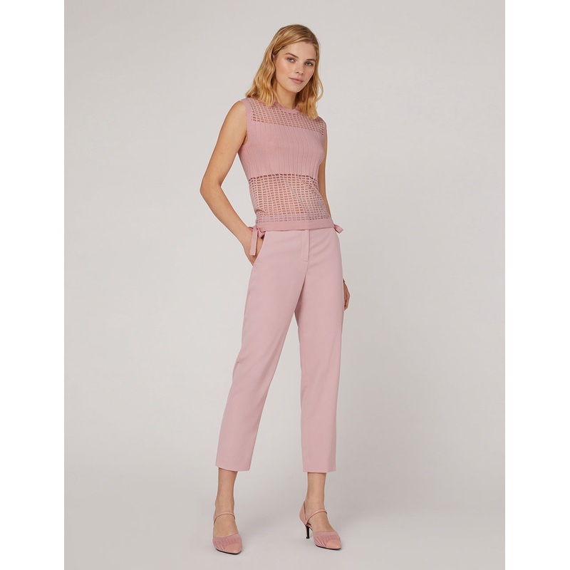 Cherry blossom pink knit vest