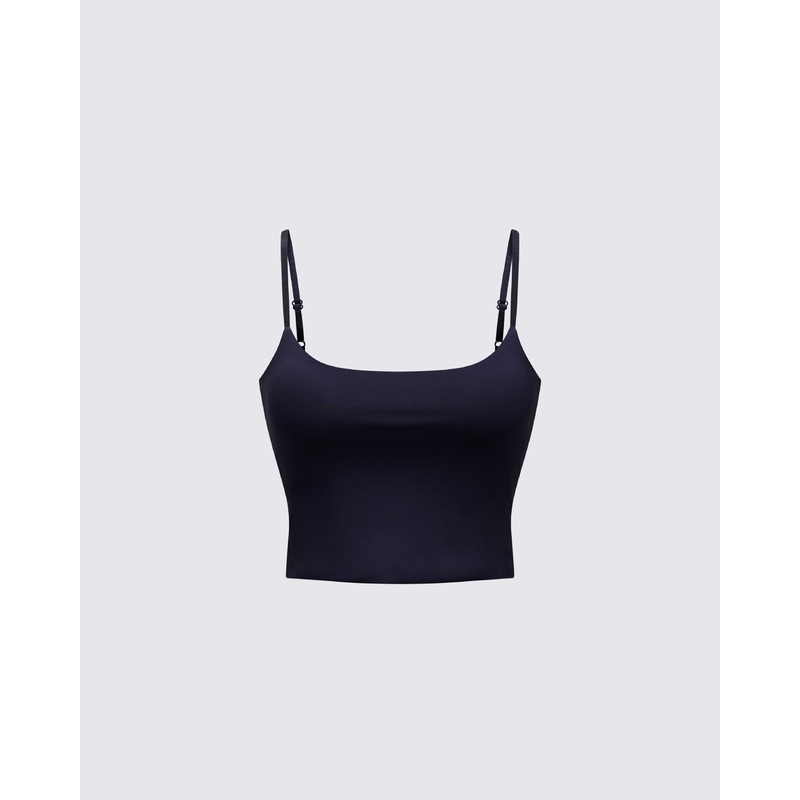 Soleia Black Cami Top