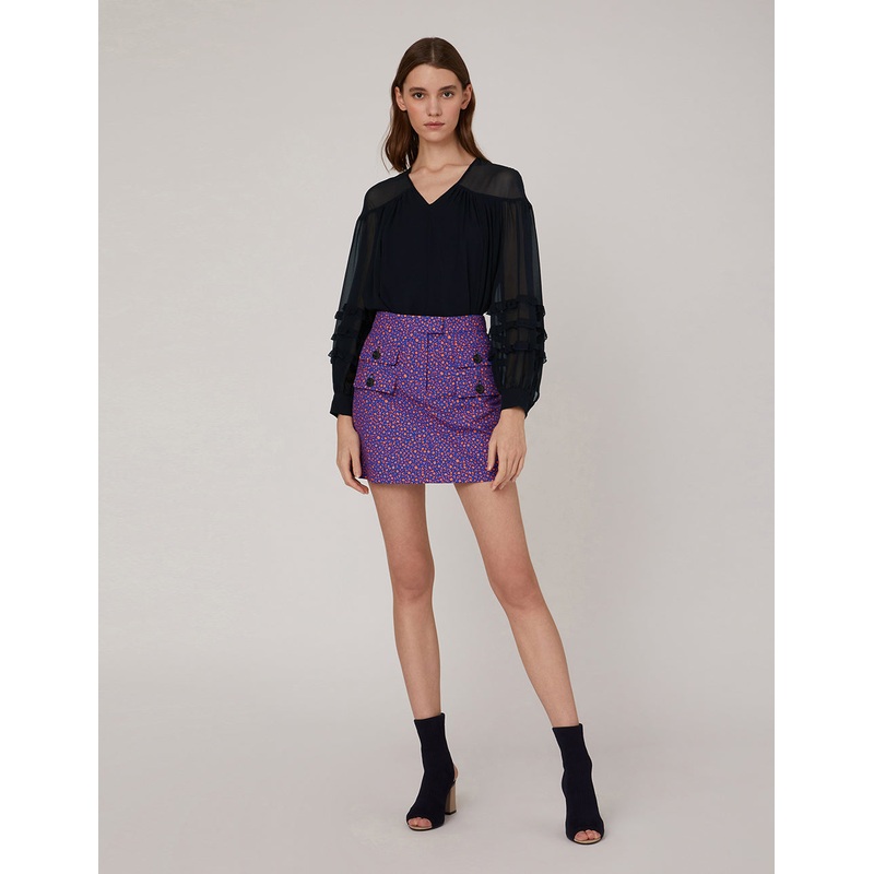 FLAP POCKET MINI SKIRT