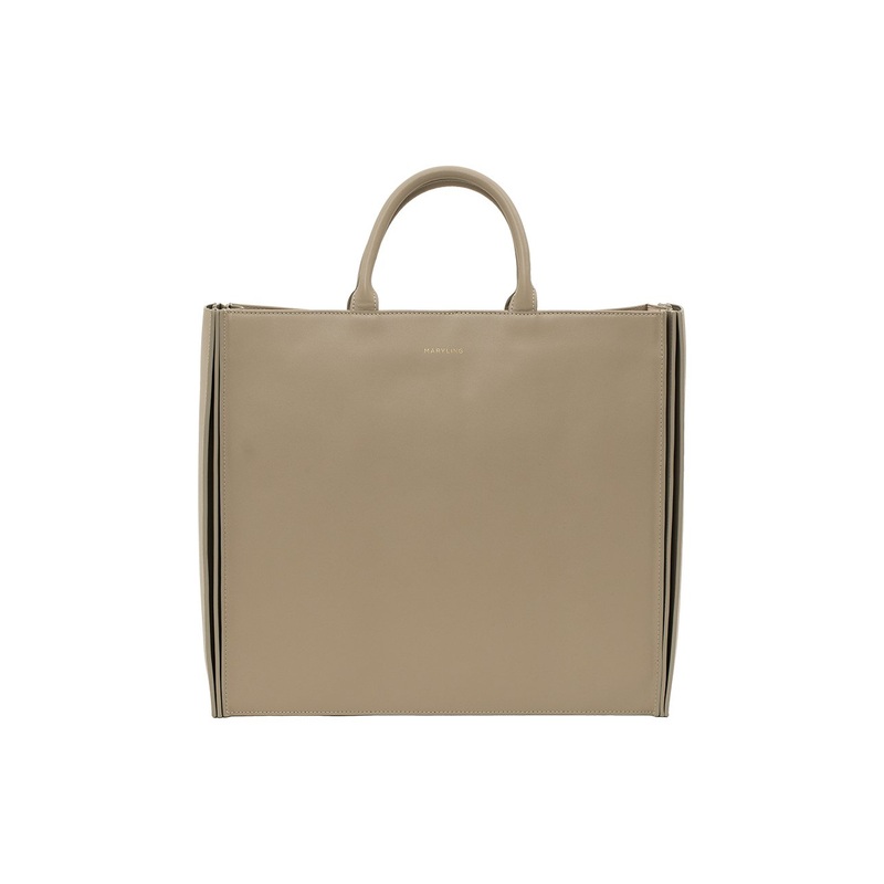 Grained Calfskin Large Cabas Handbag