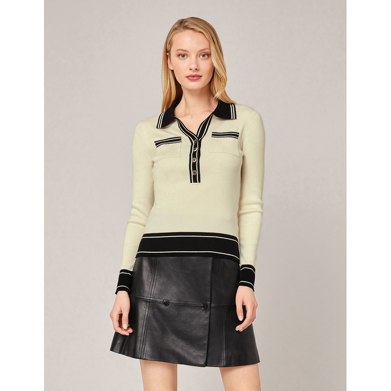 HIGH-WAIST A-LINE LEATHER MINI SKIRT