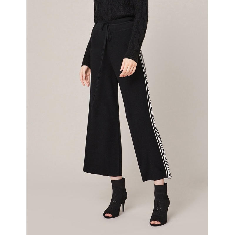 JACQUARD KNITTED PANTS