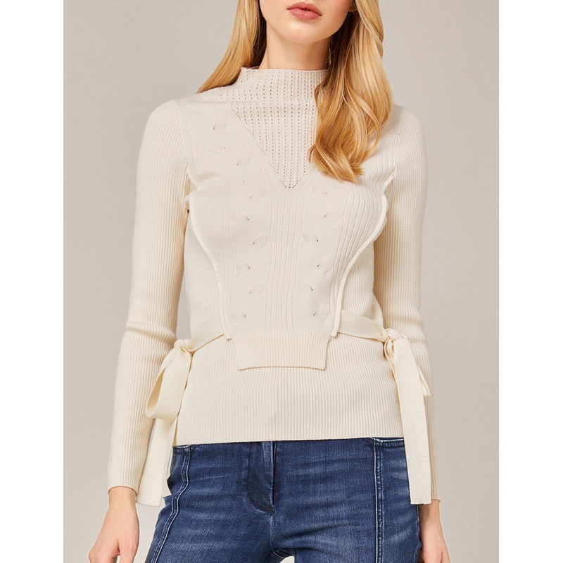 TURTLENECK KNITTED PULLOVER