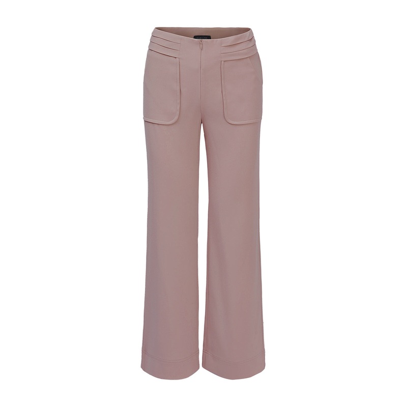 Patch Pocket Straight Leg Pants