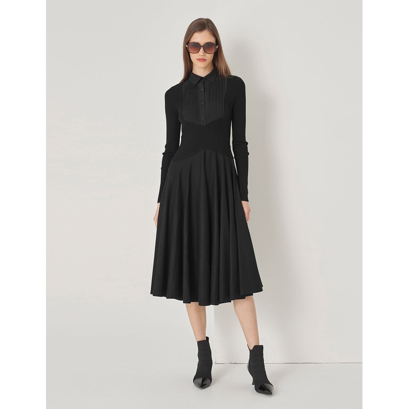 Shirt Knit Woven Dress