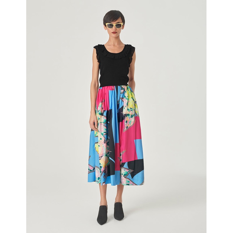 Black Crew Neck Knitted Vest