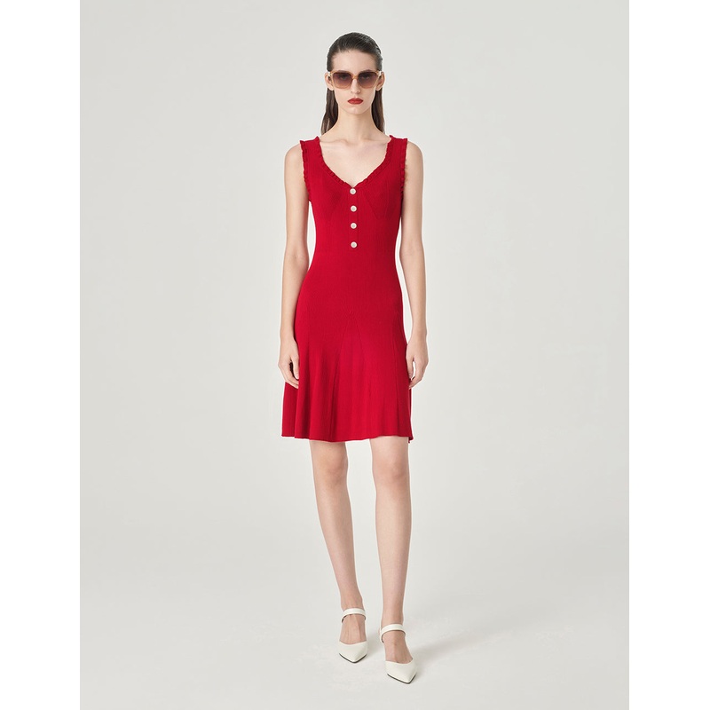 Knitted Sleeveless Dress
