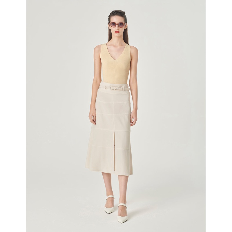 Slit High Waist Fishtail Skirt