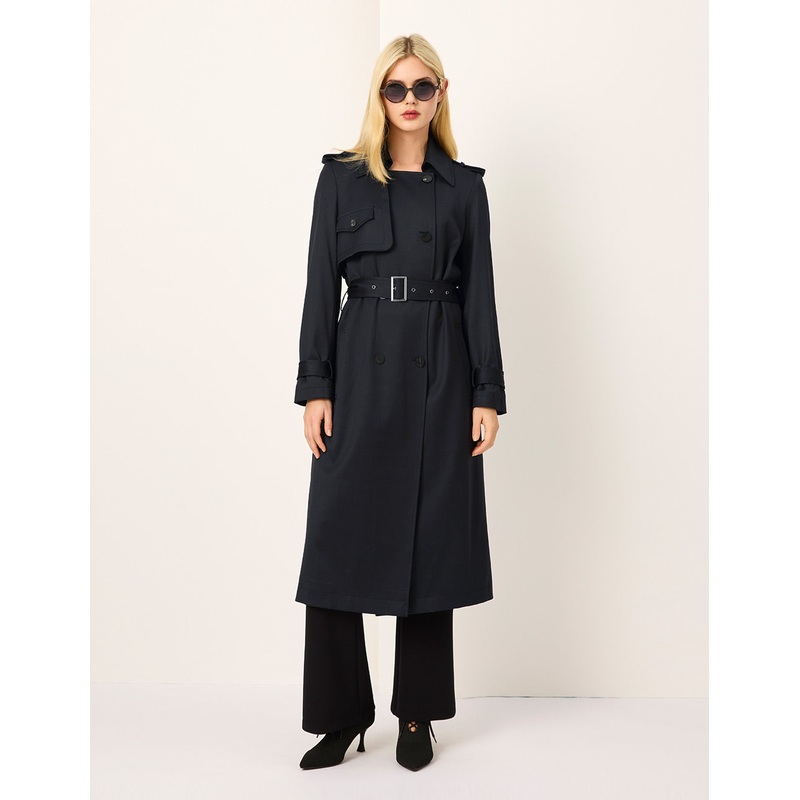 Double-Breasted Trench Coat