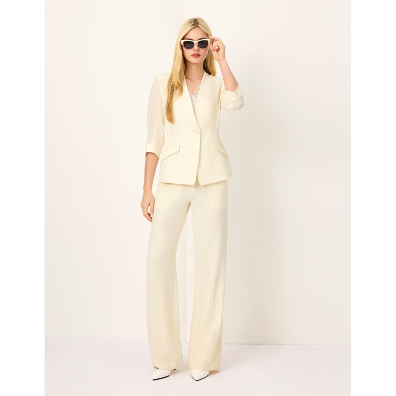 Simple Straight-Leg Trousers