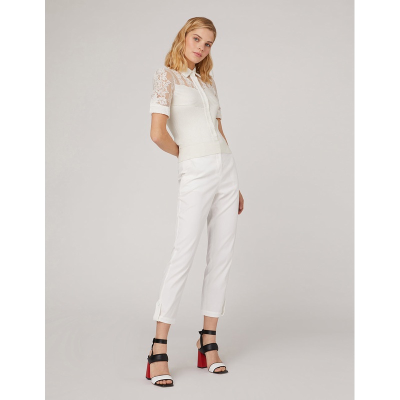 Classic lace silhouettes top