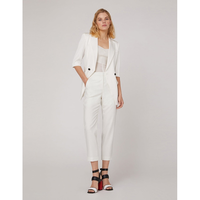 Off-White Multi-Pocket Three-Quarter Sleeve Suit