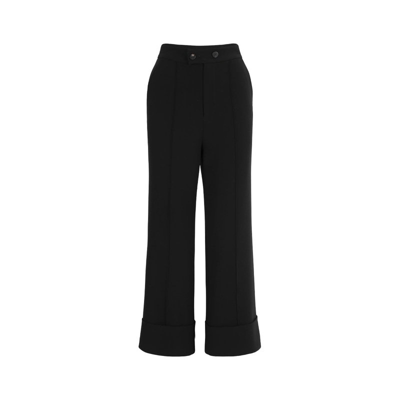 Vintage High-Waisted Bootcut Pants